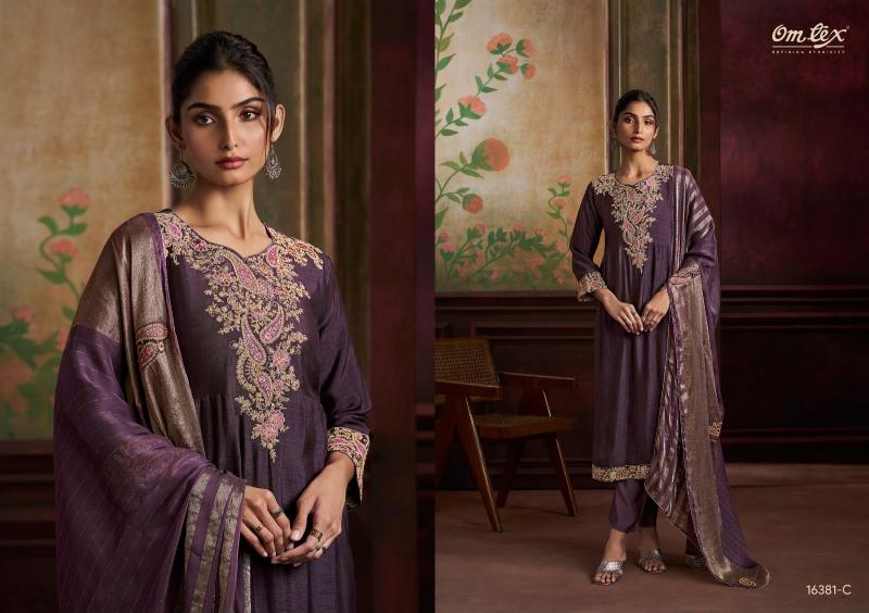 Omtex esha pochampally silk dress materials wholesale